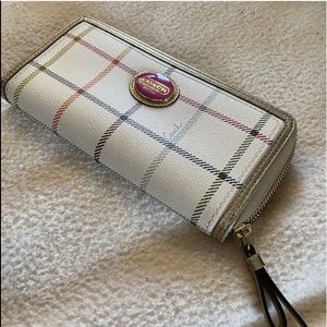 Coach Heritage Tattersall Wallet